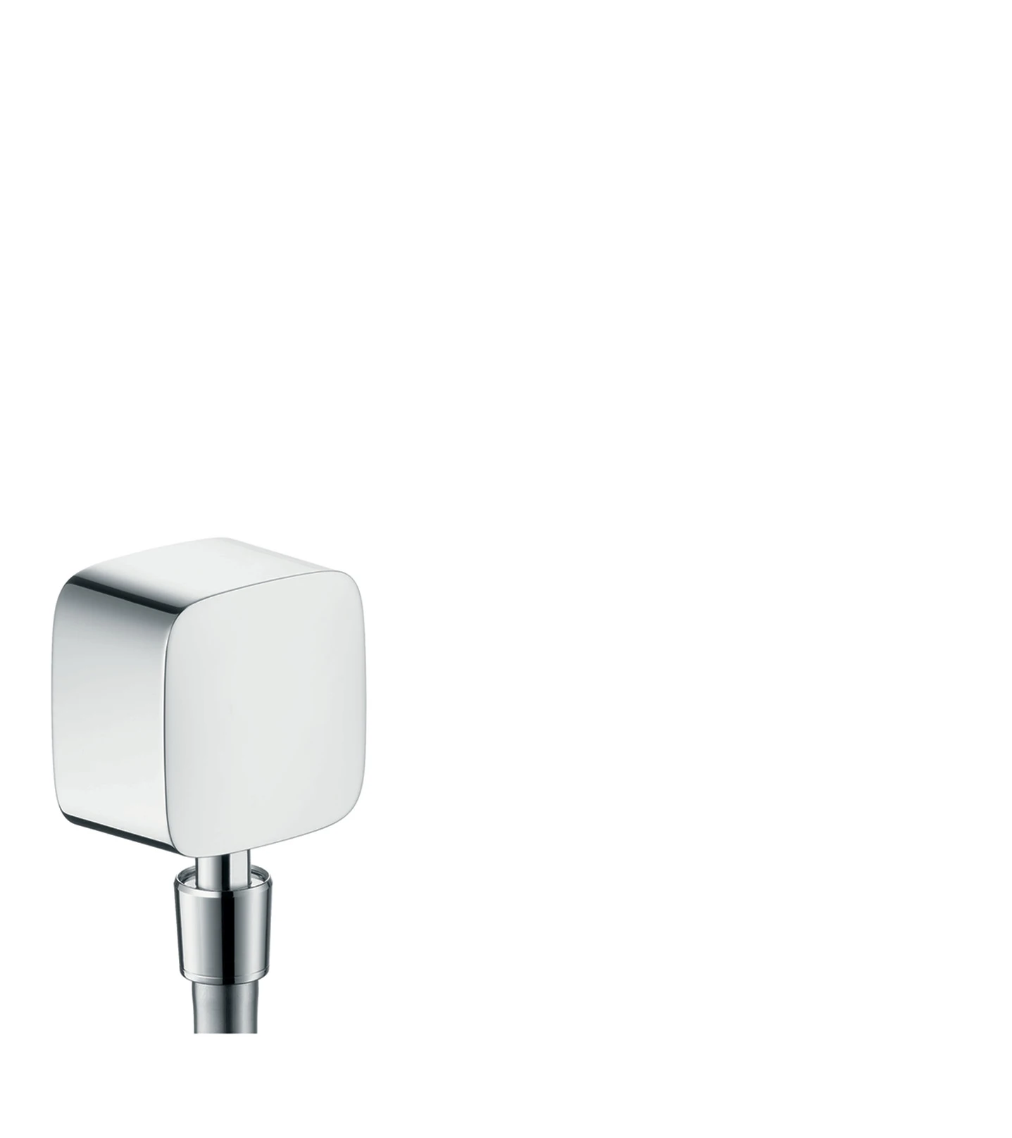 Hansgrohe Fixfit Wall Outlet With Non-return Valve And Pivot Joint Chrome