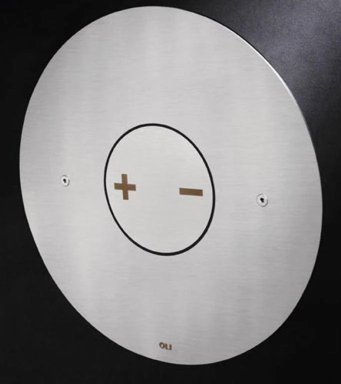 Oli Ino-x 06 Polished Chrome Dual Flush Plate