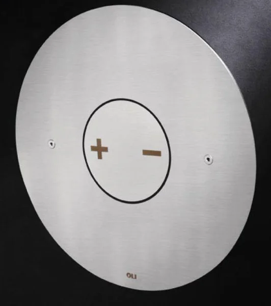 Oli Ino-x 06 Polished Chrome Dual Flush Plate