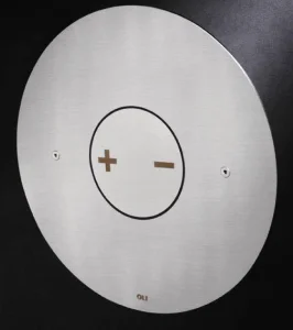 Oli Ino-x 06 Polished Chrome Dual Flush Plate