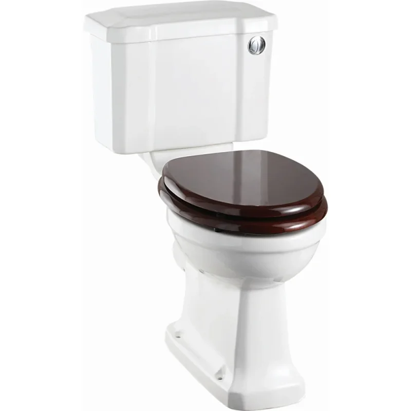 Britton Trim Close Coupled Cistern Inc Fittings Gloss White detail view - Image 2