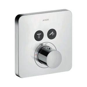 Axor Showersolutions Thermostatic Mixer Softsquare For Concealed Installation For 2 Outlets Chrome
