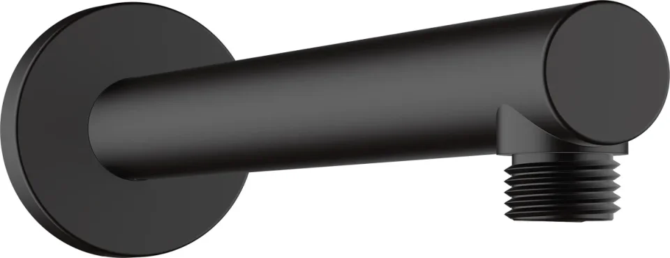 Hansgrohe Vernis Blend Shower Arm 24 Cm Matt Black detail view - Image 1