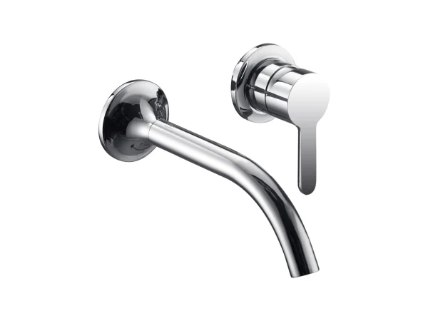 Just Taps Kono Wall Mounted Basin Mixer Chrome