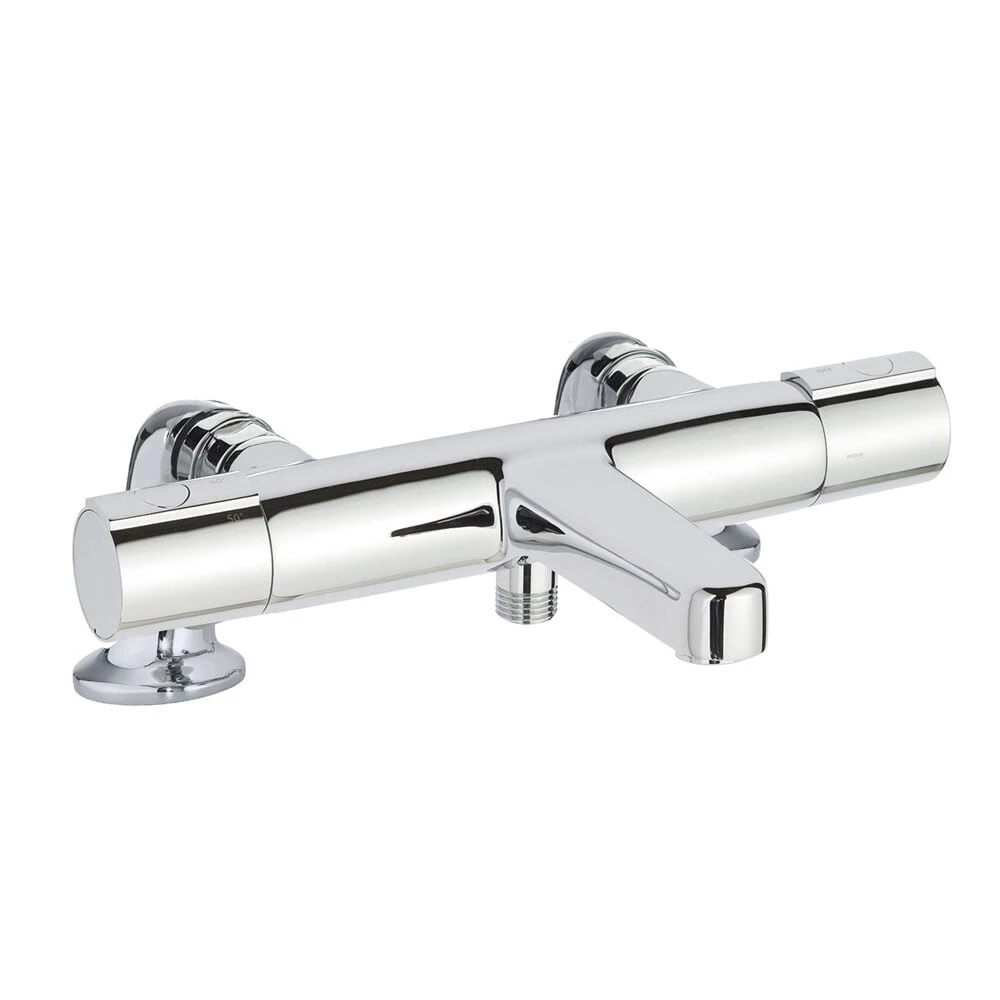 Just Taps Hugo Thermostatic Bsm Deck Mounted Chrome