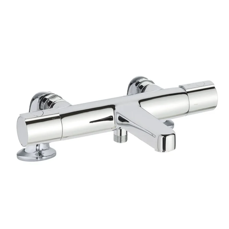 Just Taps Hugo Thermostatic Bsm Deck Mounted Chrome product image - Image 1