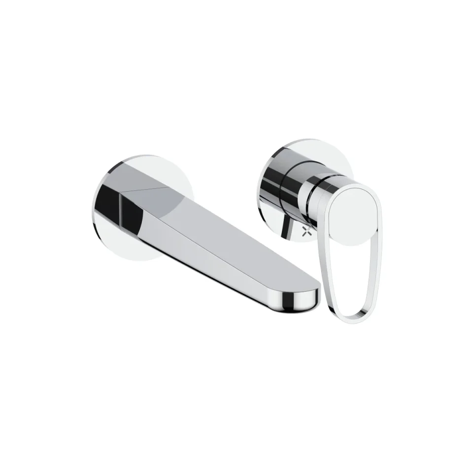 Crosswater Lazo 2 Hole Basin Set Chrome product image - Image 1