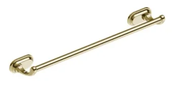 Burlington Guild Towel Rail 450 Gold detail view - Image 2