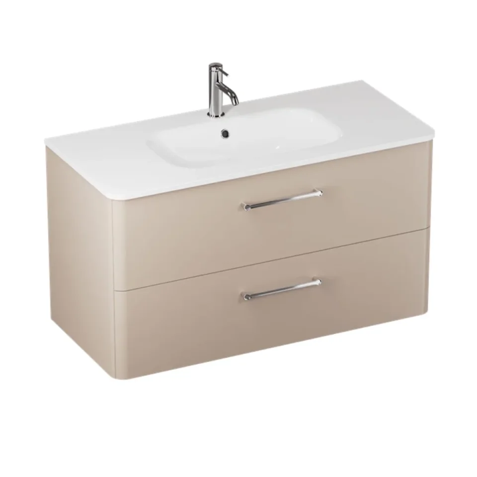 Britton Camberwell Unit 1000mm Warm Beige detail view - Image 2