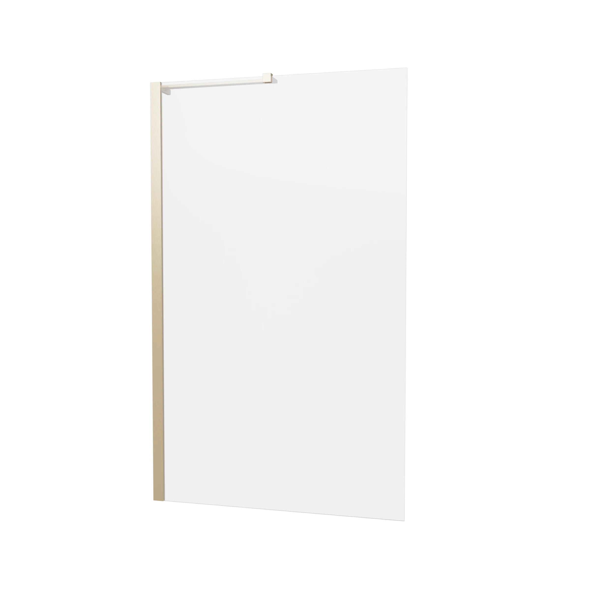 Crosswater 6mm Fixed Bath Screen 900 Brushed Brass