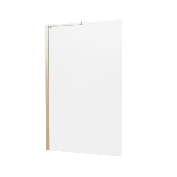 Crosswater 6mm Fixed Bath Screen 900 Brushed Brass
