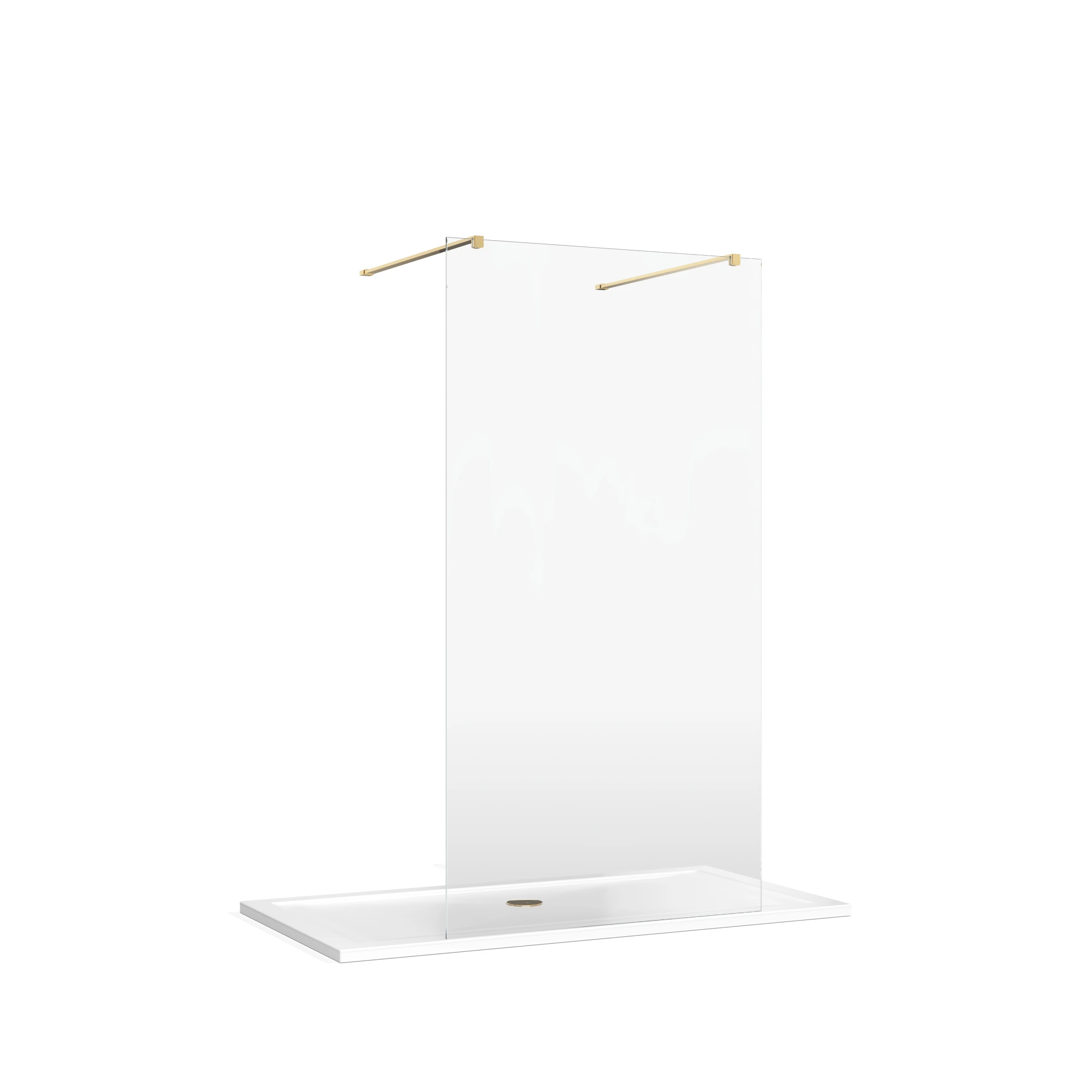Burlington Glass Wall Brace Gold
