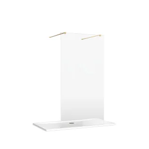 Burlington Glass Wall Brace Gold