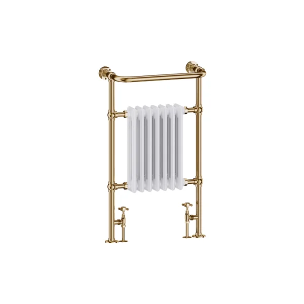 Burlington Trafalgar Gold/white Towel Warmer