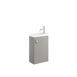 Crosswater Alo Cloakroom Unit 400 x 220mm Storm Grey
