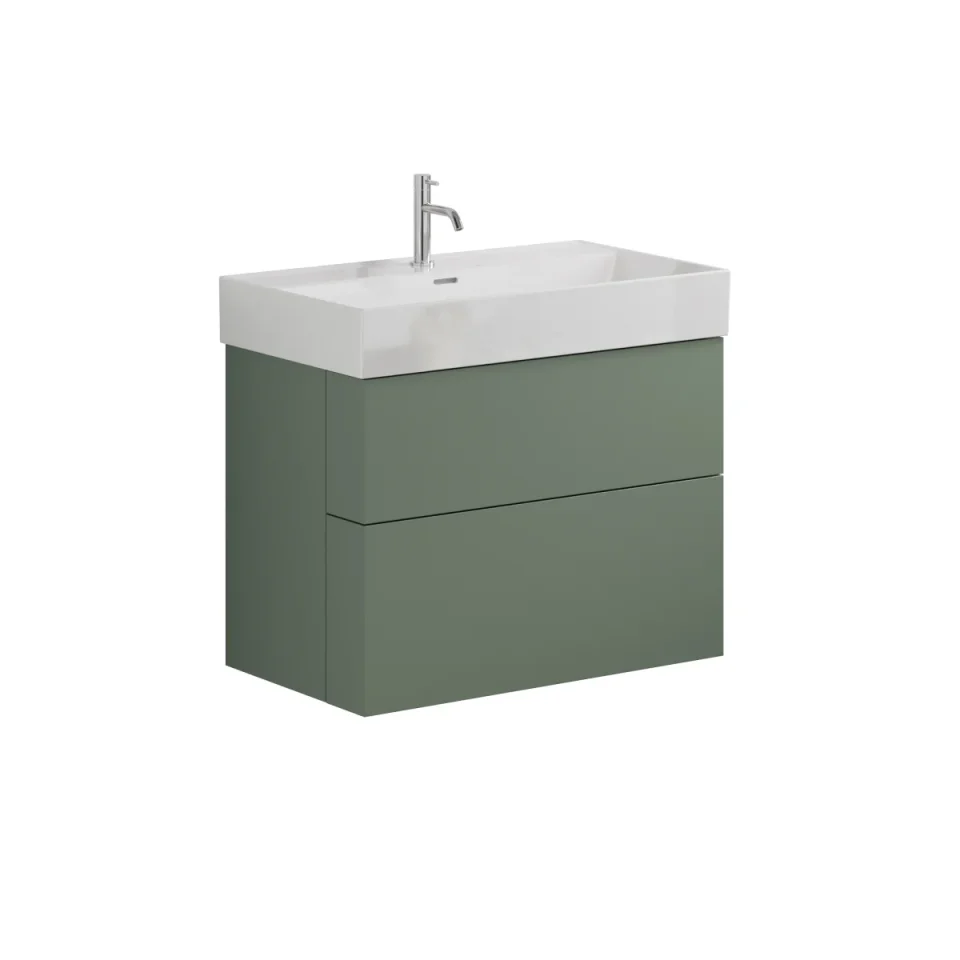 Crosswater Avenue Basin 1 Tap Hole Tall Ceramic Basin 800mm White product image - Image 1