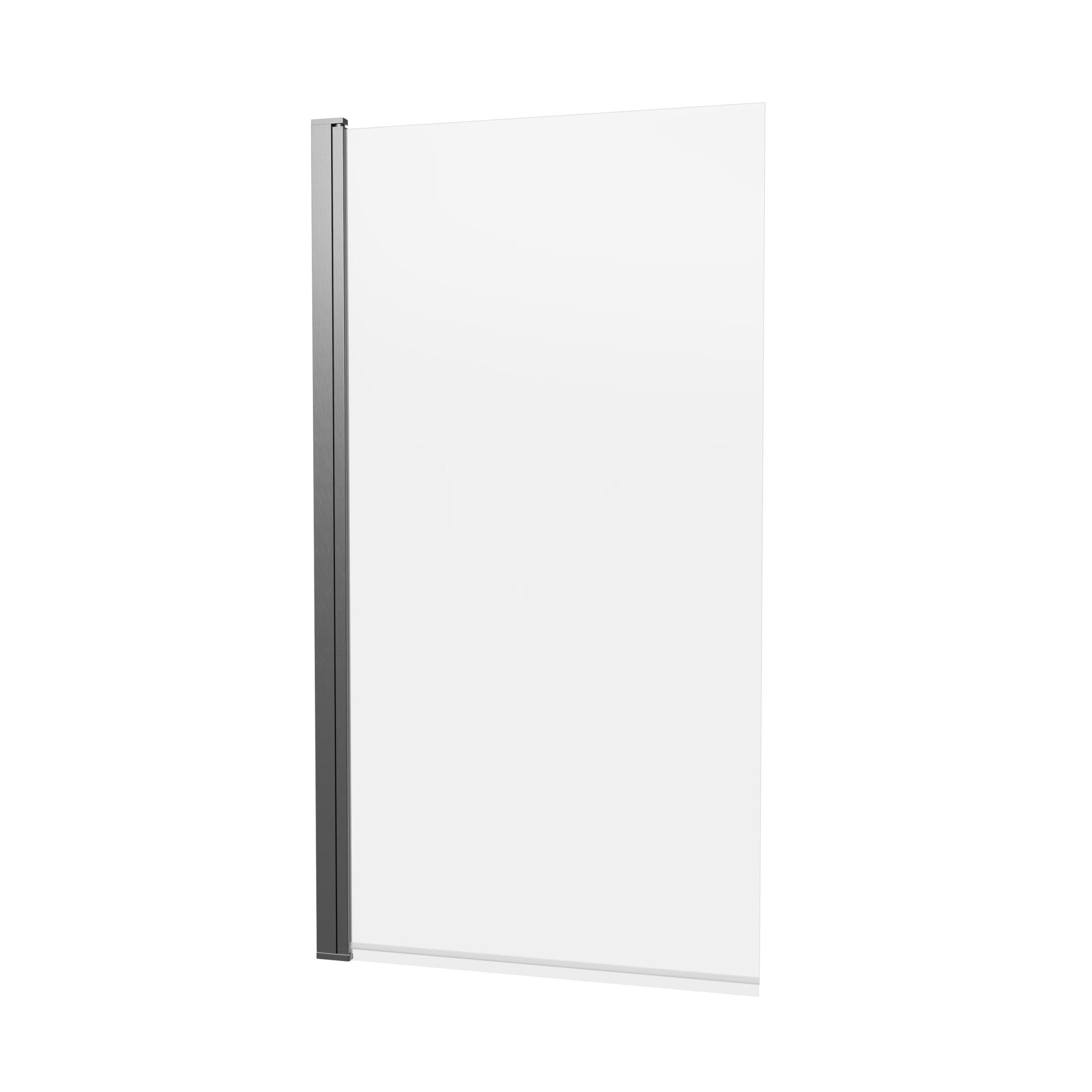 Crosswater 6mm Hinged Bath Screen 800 Slate