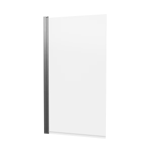 Crosswater 6mm Hinged Bath Screen 800 Slate