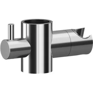 Crosswater Grab Bar Handset Holder Chrome detail view - Image 2