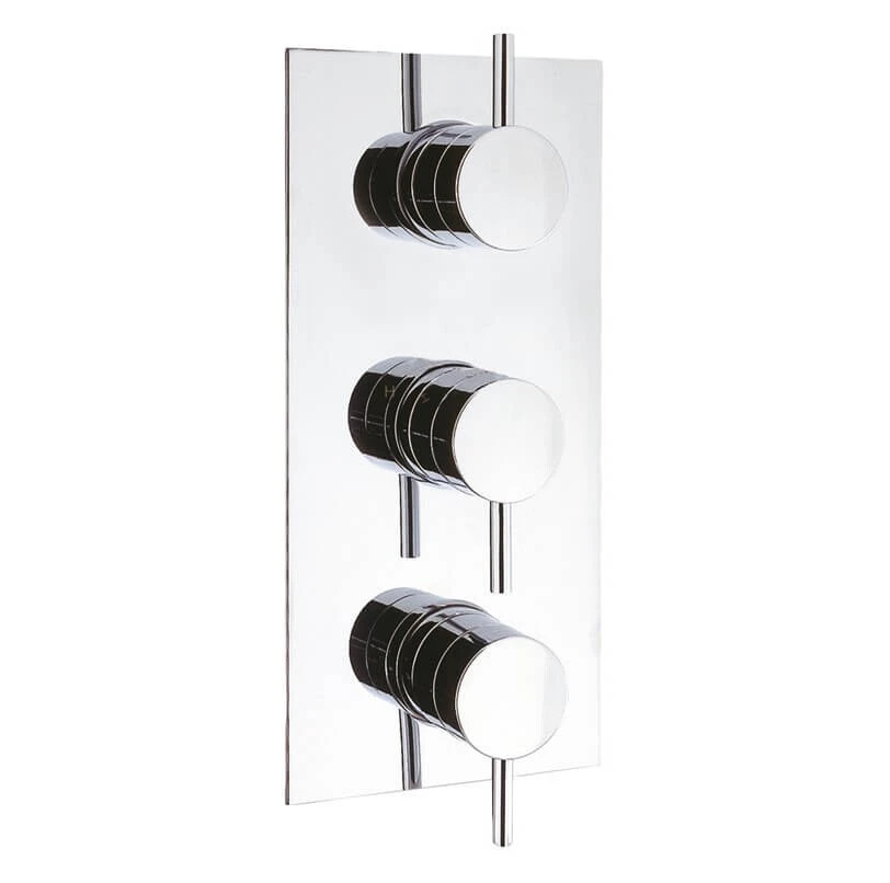 Crosswater Fusion 3 Handle Trimset for Shower Mixer Valve MB2000RV+ Chrome