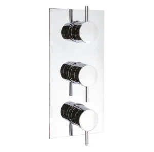 Crosswater Fusion 3 Handle Trimset for Shower Mixer Valve MB2000RV+ Chrome