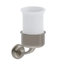 Burlington Guild Tumbler Holder Brushed Nickel detail view - Image 2