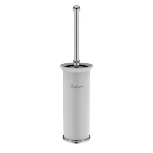 Burlington Freestanding Toilet Brush Holder Chrome