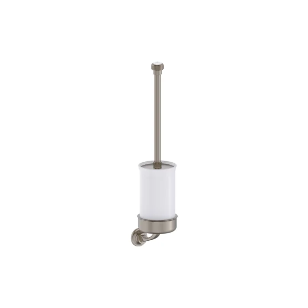 Burlington Guild Toilet Brush Holder Brushed Nickel