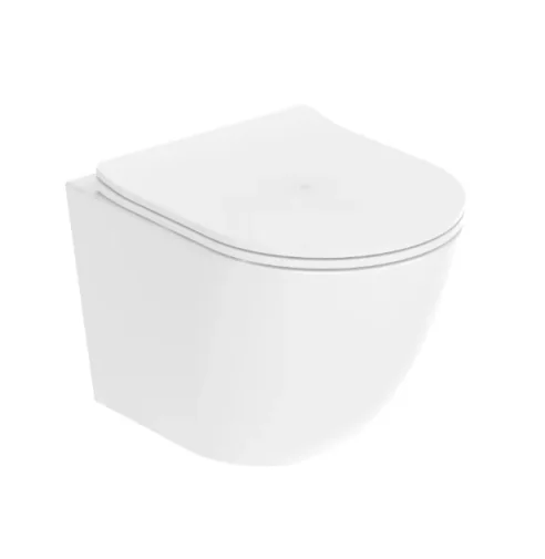 Saneux Air Wall Hung Wc Pan & Slim Seat Pack - Rimless - Short Projection (480mm) product image - Image 1