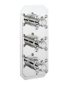 Crosswater Belgravia 3 Handle Trimset (must be paired with WLBP3000RC_V2) Chrome Crosshead