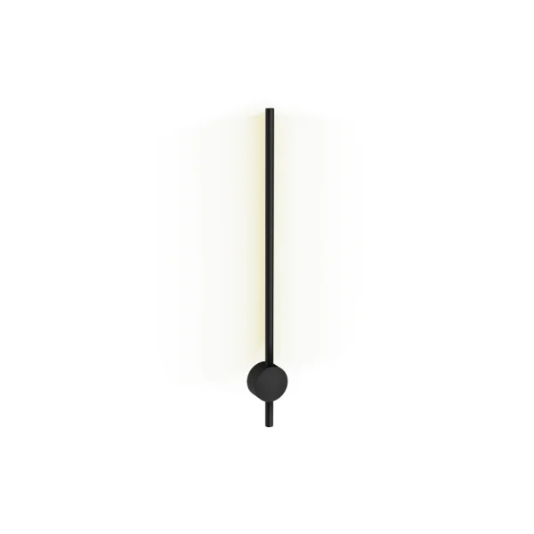 Crosswater Tranquil Pillar Light - Matt Black