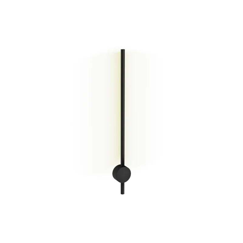 Crosswater Tranquil Pillar Light - Matt Black product image - Image 1