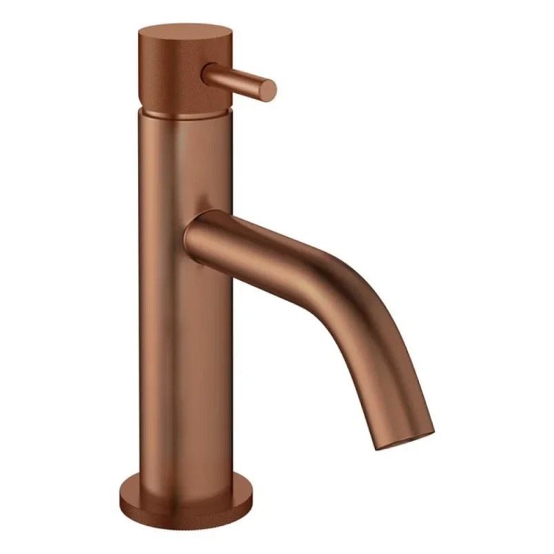 Crosswater MPRO Knurled Basin Monobloc Brushed Bronze detail view - Image 4
