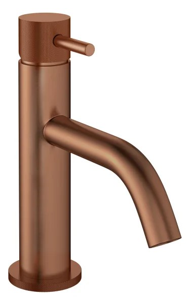 Crosswater MPRO Knurled Basin Monobloc Brushed Bronze