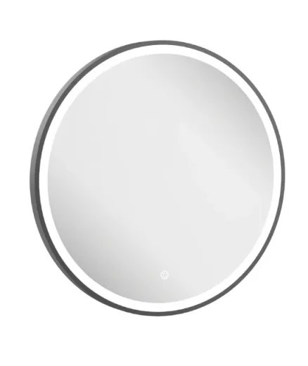 Crosswater Infinity Illuminated Mirror 600 Slate detail view - Image 2