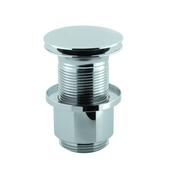 Crosswater Basin Click Clack Waste Unslotted Thread 100mm Chrome