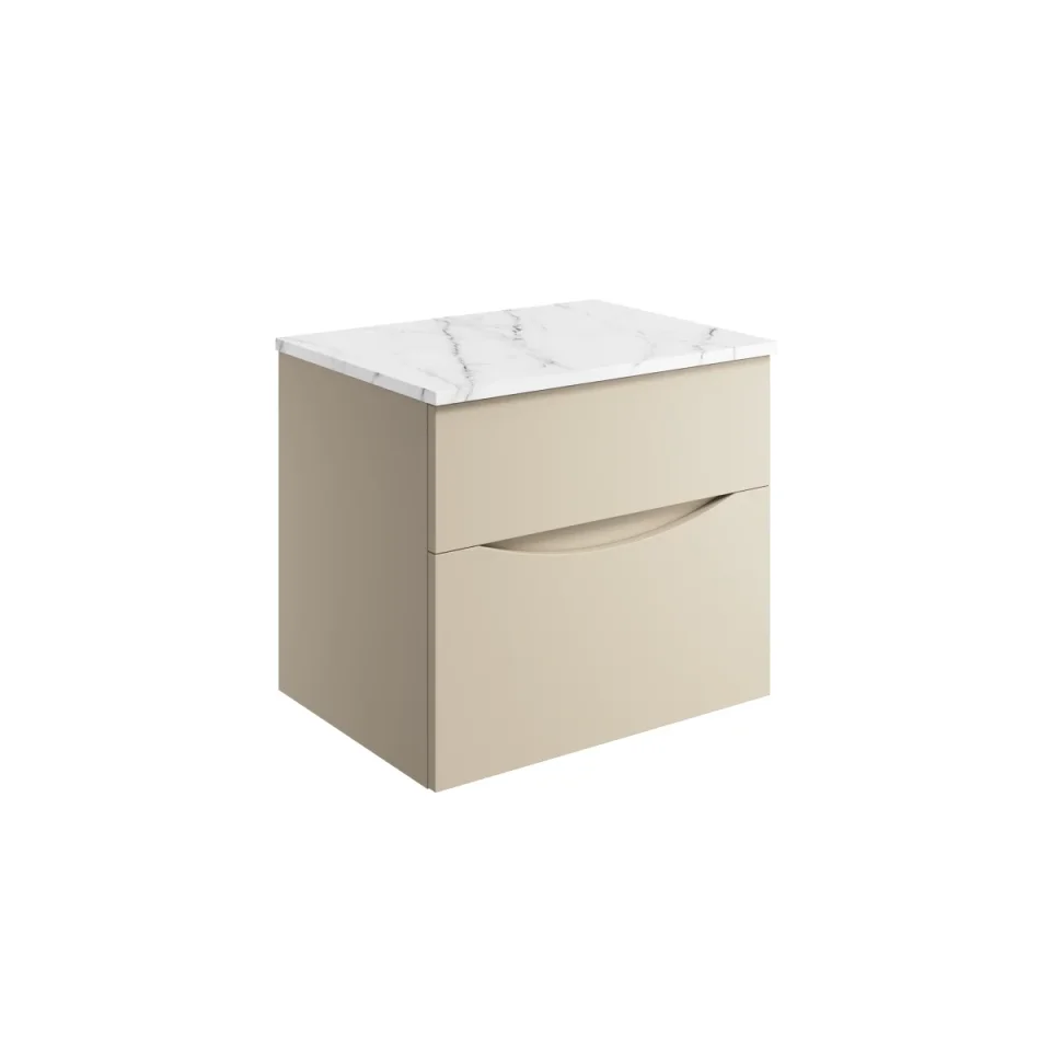 Crosswater Furniture Worktop 610 x 455mm Carrara Marble product image - Image 1