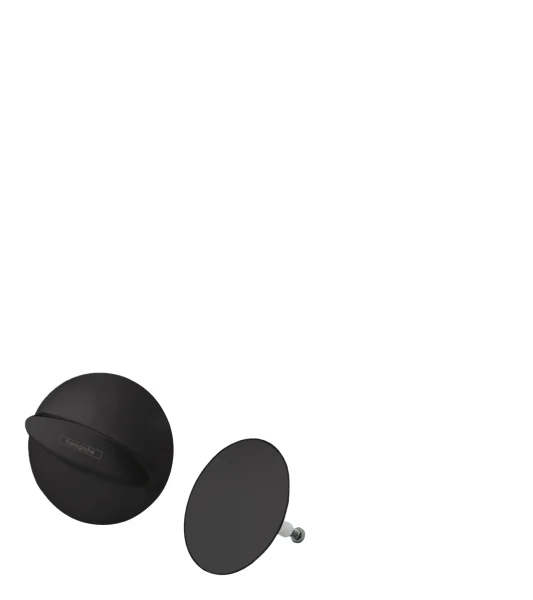 Hansgrohe Flexaplus Finish Set Waste And Overflow Set Matt Black