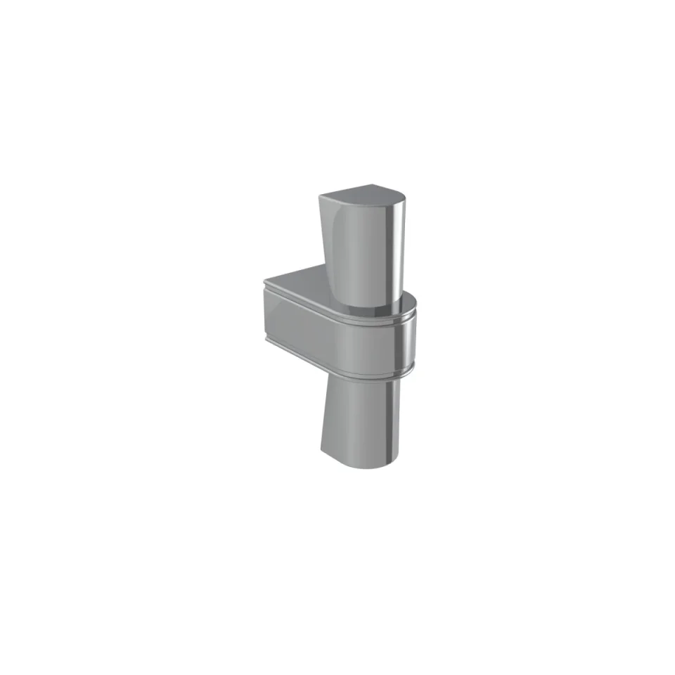 Burlington Riviera Ribbon Handle Pair Chrome product image - Image 1