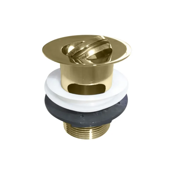 Burlington Flip Top Basin Waste (slotted)gold