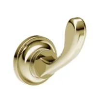 Burlington Guild Single Robe Hook Gold detail view - Image 2