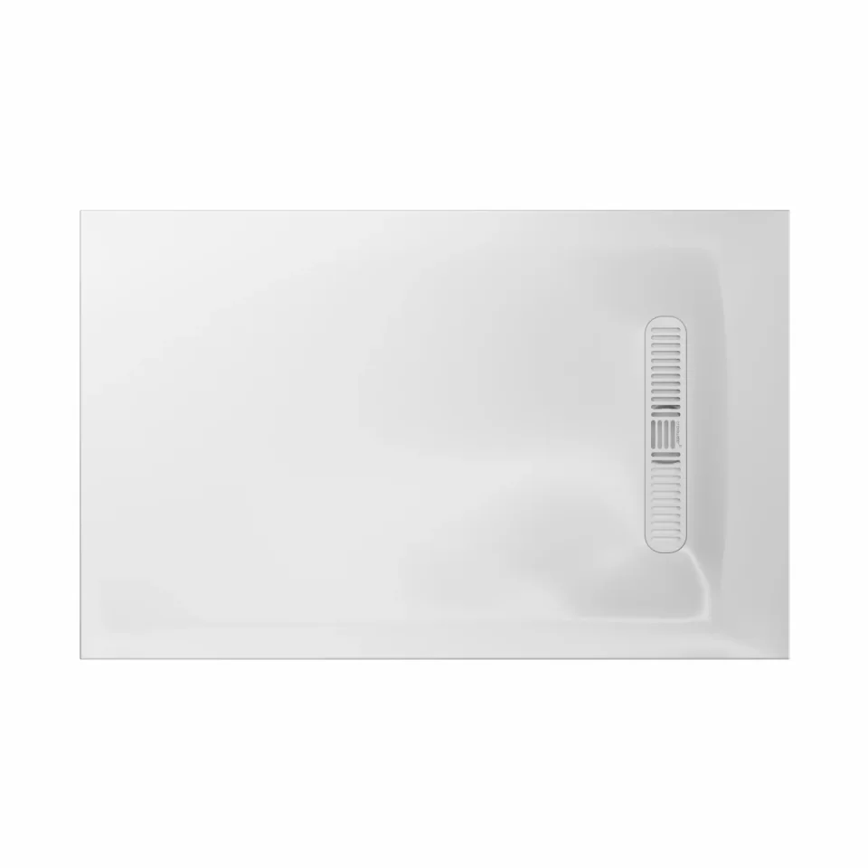 Crosswater Vito Rectangle Shower Tray 900 x 1400 25mm White product image - Image 1