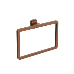 Crosswater Rotar Towel Ring Brushed Bronze
