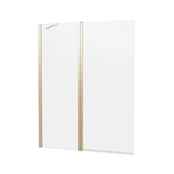 Britton Hoxton 6 Double Bath Screen 1150 Brushed Brass