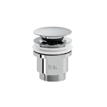 Britton Universal Standard Click Clack Basin Waste Chrome detail view - Image 2