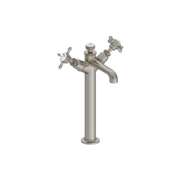 Burlington Guild Basin Tall Mono Deck Mounted Brushed Nickel