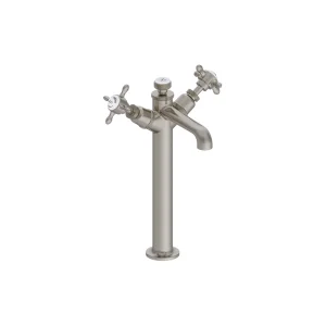 Burlington Guild Basin Tall Mono Deck Mounted Brushed Nickel