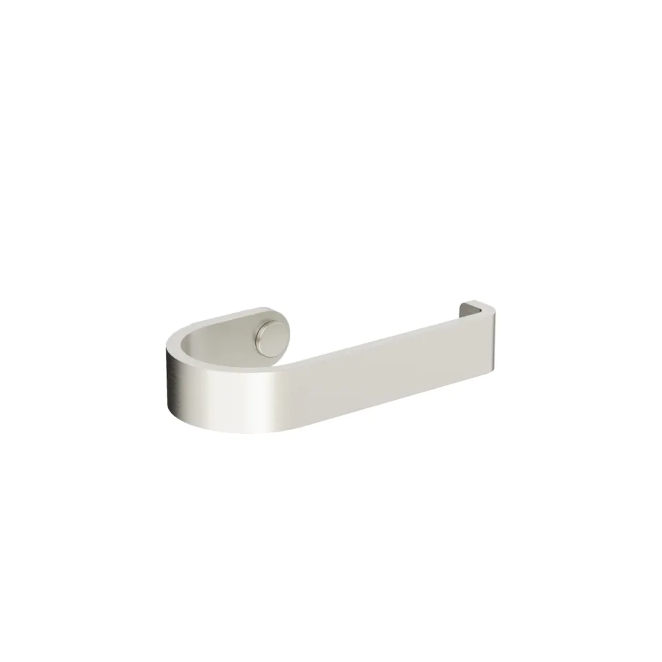 Crosswater Velo Toilet Roll Holder Brushed Nickel detail view - Image 2