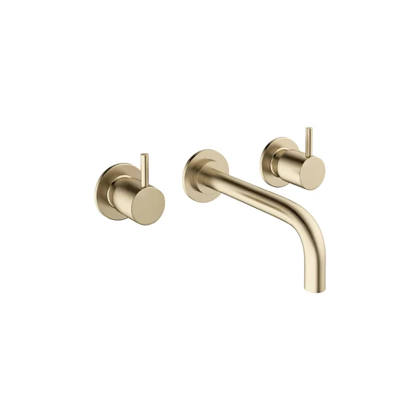 Crosswater MPRO Basin 3 Hole Trim Set Brushed Brass