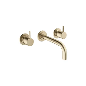 Crosswater MPRO Basin 3 Hole Trim Set Brushed Brass